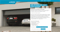 Desktop Screenshot of aperto-torantriebe.de