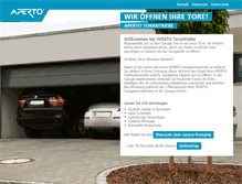 Tablet Screenshot of aperto-torantriebe.de
